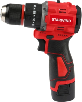 Дрель-шуруповерт Starwind CDBT16-2.0/2hs1 16Вт аккум. патрон:быстрозажимной - купить недорого с доставкой в интернет-магазине