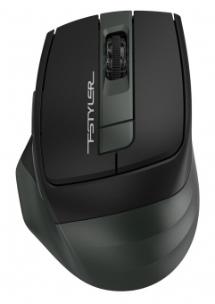 Мышь A4Tech Fstyler FB35 зеленый/черный оптическая (2000dpi) беспроводная BT/Radio USB для ноутбука (6but) - купить недорого с доставкой в интернет-магазине