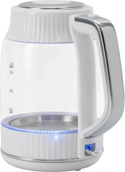 Чайник электрический Vitek VT-WK1059 1.7л. 2200Вт белый корпус: стекло/пластик - купить недорого с доставкой в интернет-магазине