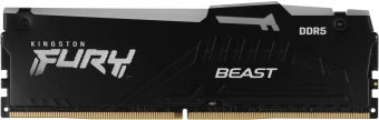 Память DDR5 8GB 5200MHz Kingston KF552C40BBA-8 Fury Beast RGB RTL Gaming PC5-41600 CL40 DIMM 288-pin 1.25В single rank с радиатором Ret - купить недорого с доставкой в интернет-магазине