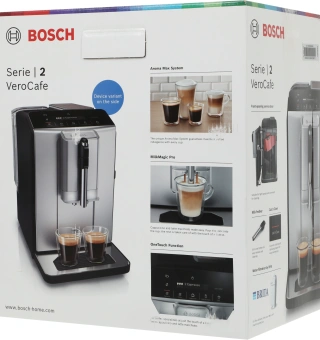 Кофемашина Bosch TIE20301 1300Вт серебристый/черный - купить недорого с доставкой в интернет-магазине