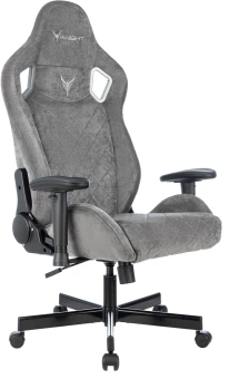 Кресло игровое Knight Outrider LTD серый Light-19 с подголов. крестов. металл - купить недорого с доставкой в интернет-магазине