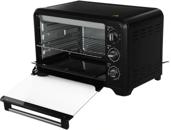 Мини-печь Hyundai MIO-HY092 35л. 1600Вт черный - купить недорого с доставкой в интернет-магазине