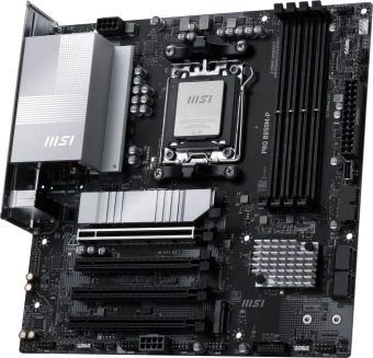 Материнская плата MSI PRO B850M-P Socket AM5 AMD B850 4xDDR5 mATX AC`97 8ch(7.1) 5Gigabit RAID+HDMI+DP - купить недорого с доставкой в интернет-магазине