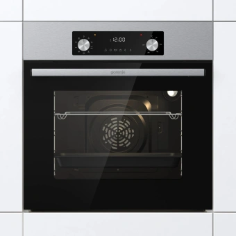 Духовой шкаф Электрический Gorenje BO6737E02NX черный - купить недорого с доставкой в интернет-магазине