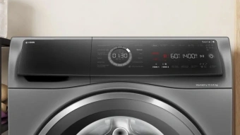 Стиральная машина Bosch Serie 8 WNC254ARSN пан.швед. загр.фронтальная макс.:10.5кг (с сушкой) серый - купить недорого с доставкой в интернет-магазине