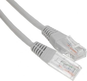 Патч-корд Lanmaster TWT-45-45-1.5-GY UTP RJ-45 вил.-вилка RJ-45 кат.5E 1.5м серый ПВХ (уп.:1шт) - купить недорого с доставкой в интернет-магазине
