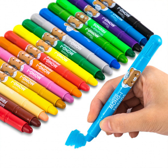 Масляная пастель Deli 72056 с поворотным механизмом 24цв. дл.130ммд.13мм пласт.туб. - купить недорого с доставкой в интернет-магазине