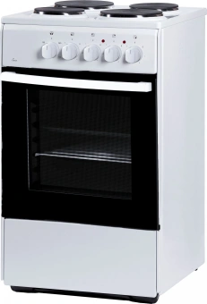 Плита Электрическая Flama AE 1403 W белый эмаль - купить недорого с доставкой в интернет-магазине