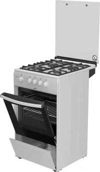 Плита Газовая Darina ABA 3007 W белый (стеклянная крышка) реш.чугун - купить недорого с доставкой в интернет-магазине