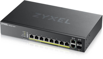Коммутатор Zyxel GS2220-10HP-EU0101F (L2) 8x1Гбит/с 2xКомбо(1000BASE-T/SFP) 8PoE+ 180W управляемый - купить недорого с доставкой в интернет-магазине