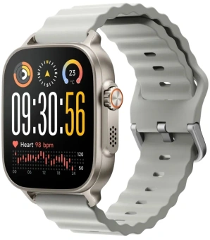 Смарт-часы Realme Watch 5 22мм 1.97" AMOLED корп.серебристый рем.серебристый разм.брасл.:160-230мм (RMW2501) - купить недорого с доставкой в интернет-магазине