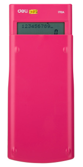 Калькулятор научный Deli E1710A/RED красный 10+2-разр. - купить недорого с доставкой в интернет-магазине