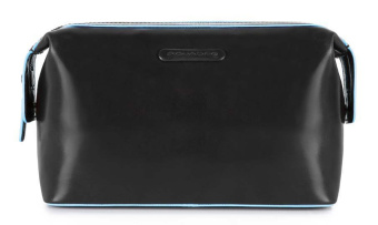 Косметичка Piquadro Blue Square BY3851B2/N черный натур.кожа - купить недорого с доставкой в интернет-магазине