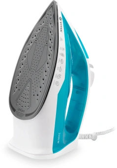 Утюг Vitek VT-8336 2400Вт белый/бирюзовый - купить недорого с доставкой в интернет-магазине