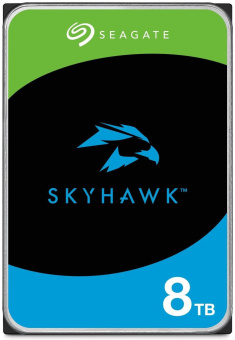 Жесткий диск Seagate SATA-III 8Tb ST8000VX010 Video Skyhawk (7200rpm) 256Mb 3.5" - купить недорого с доставкой в интернет-магазине
