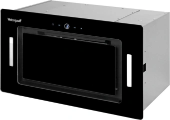 Вытяжка встраиваемая Weissgauff Aura 1200 Remote черный управление: сенсорное (1 мотор) - купить недорого с доставкой в интернет-магазине