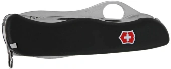Нож перочинный Victorinox Trailmaster One Hand Wavy Edge (0.8463.MW3) 111мм 12функц. черный карт.коробка - купить недорого с доставкой в интернет-магазине