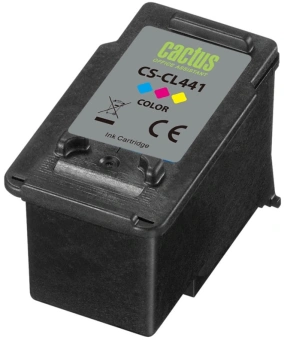 Картридж струйный Cactus CS-CL441 CL-441 многоцветный (18мл) для Canon PIXMA MG2140/ MG3140 с чипом - купить недорого с доставкой в интернет-магазине