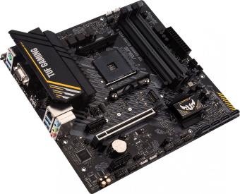 Материнская плата Asus TUF GAMING A520M-PLUS II Soc-AM4 AMD A520 4xDDR4 mATX AC`97 8ch(7.1) GbLAN RAID+VGA+HDMI+DP - купить недорого с доставкой в интернет-магазине