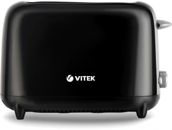 Тостер Vitek Illusion VT-1573 700Вт черный - купить недорого с доставкой в интернет-магазине