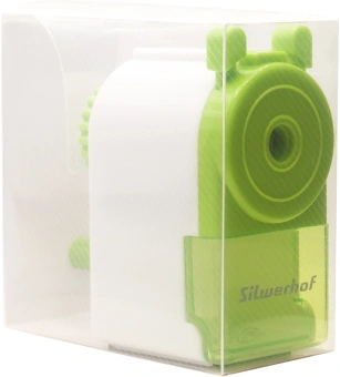 Точилка для карандашей механическая Silwerhof Color 1 отверстие зеленый - купить недорого с доставкой в интернет-магазине