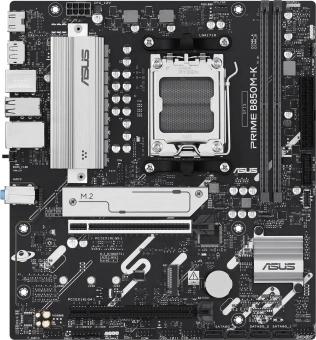 Материнская плата Asus PRIME B850M-K SocketAM5 AMD B850 2xDDR5 mATX AC`97 8ch(7.1) 2.5Gg RAID+HDMI+DP - купить недорого с доставкой в интернет-магазине