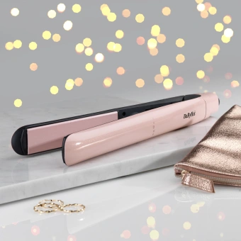 Выпрямитель Babyliss 2498PRE розовый макс.темп.:230С покрытие:титановое/керамическое - купить недорого с доставкой в интернет-магазине
