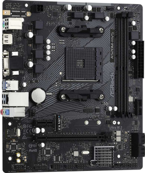Материнская плата Asrock A520M-HVS Soc-AM4 AMD A520 2xDDR4 mATX AC`97 8ch(7.1) GbLAN RAID+VGA+HDMI - купить недорого с доставкой в интернет-магазине