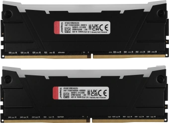 Память DDR4 2x32GB 3600MHz Kingston KF436C18RB2AK2/64 Fury Renegade RGB RTL Gaming PC4-28800 CL18 DIMM 288-pin 1.35В dual rank с радиатором Ret - купить недорого с доставкой в интернет-магазине