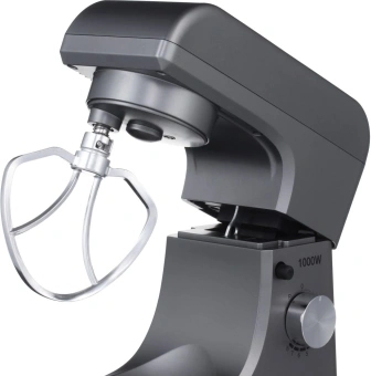 Миксер планетарный Hyundai HYM-S5451 1000Вт серый/черный - купить недорого с доставкой в интернет-магазине