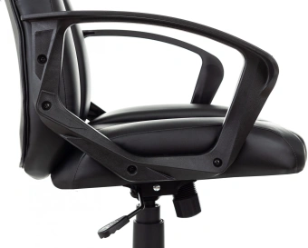 Кресло руководителя Бюрократ T-898 черный Leather Black экокожа крестов. пластик - купить недорого с доставкой в интернет-магазине