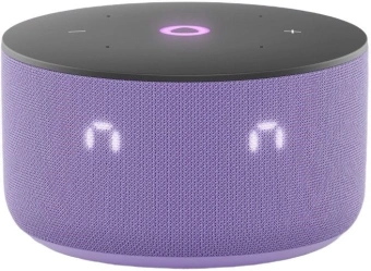 Умная колонка Yandex Станция Мини 3 Алиса лиловый 12W 1.0 BT/Wi-Fi (YNDX-00027LIL) - купить недорого с доставкой в интернет-магазине