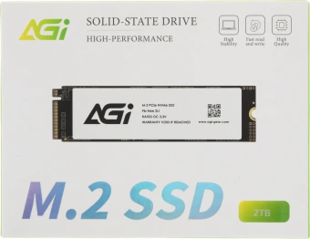 Накопитель SSD AGi PCIe 3.0 x4 2TB AGI2T0GIMAI298 AI298 M.2 2280 - купить недорого с доставкой в интернет-магазине