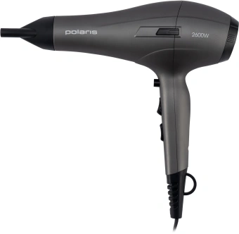 Фен Polaris PHD 2600ACi Salon Hair 2600Вт серый (PHD 2600ACI) - купить недорого с доставкой в интернет-магазине