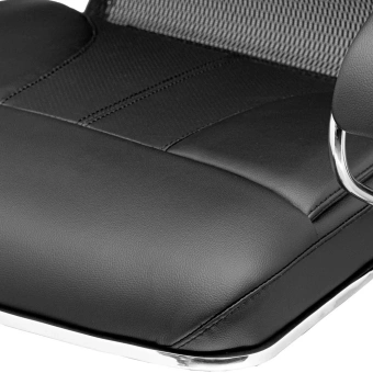 Кресло Метта Samurai SL-1 черный сиденье черный сетка с подголов. крестов. металл хром - купить недорого с доставкой в интернет-магазине