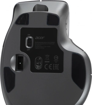 Мышь Acer OMR405 черный оптическая 4800dpi беспров. BT/Radio USB 8but (ZL.MCEEE.02V) - купить недорого с доставкой в интернет-магазине