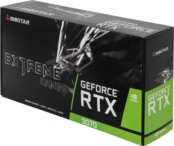 Видеокарта Biostar PCI-E 4.0 VN3706RM82 NVIDIA GeForce RTX 3070 8Gb 256bit GDDR6 1500/14000 HDMIx1 DPx3 HDCP Ret - купить недорого с доставкой в интернет-магазине