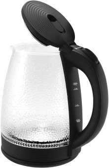Чайник электрический Vitek VT-7003 1.7л. 2200Вт черный корпус: стекло - цена, купить или заказать с доставкой в интернет-магазине Чайник электрический Vitek VT-7003 1.7л. 2200Вт черный корпус: стекло - купить недорого с доставкой в интернет-магазине