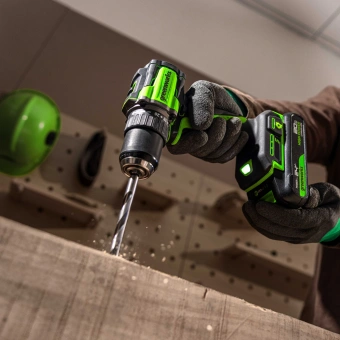 Дрель-шуруповерт Greenworks DD560 аккум. патрон:быстрозажимной (3708407CUA) - купить недорого с доставкой в интернет-магазине