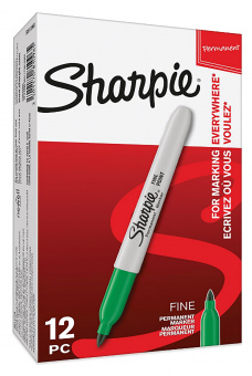 Маркер перманентный Paper Mate Fine S0810960 Sharpie зеленый - купить недорого с доставкой в интернет-магазине