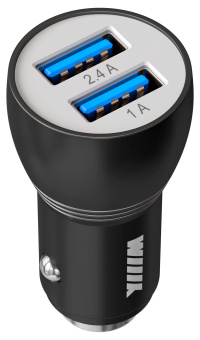 Автомобильное зар./устр. Wiiix UCC-2-17B 2.4A+1A 2xUSB универсальное черный - купить недорого с доставкой в интернет-магазине