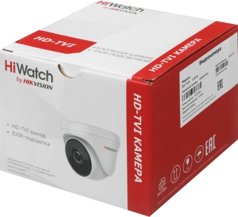 Камера видеонаблюдения аналоговая HiWatch DS-T233 3.6-3.6мм HD-TVI цв. корп.:белый (DS-T233 (3.6 MM)) - купить недорого с доставкой в интернет-магазине