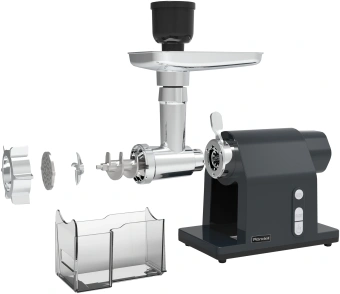 Мясорубка Rondell RDE-1452 2000Вт графит/серебристый - купить недорого с доставкой в интернет-магазине