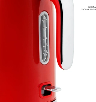 Чайник электрический Galaxy Line GL 0349 1.7л. 2200Вт красный корпус: нерж.сталь (ГЛ0349Л) - купить недорого с доставкой в интернет-магазине