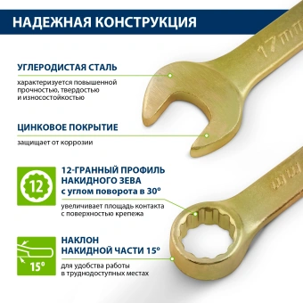 Набор ключей Сибртех 15439 - купить недорого с доставкой в интернет-магазине