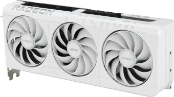 Видеокарта Asus PCI-E 5.0 PRIME-RX9070XT-O16GWHITE AMD Radeon RX 9070XT 16Gb 256bit GDDR6 2460/20000 HDMIx1 DPx3 HDCP Ret - купить недорого с доставкой в интернет-магазине