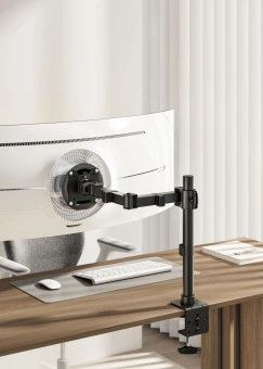 Кронштейн для мониторов Cactus CS-VM-D49-BK черный 17"-49" макс.20кг настольный поворот и наклон - купить недорого с доставкой в интернет-магазине