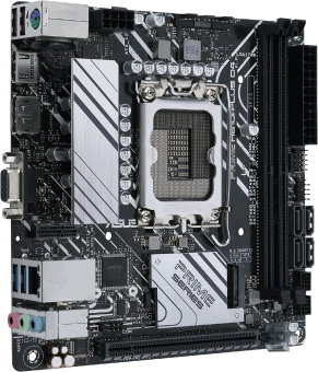 Материнская плата Asus PRIME H610I-PLUS D4-CSM Soc-1700 Intel H610 2xDDR4 mini-ITX AC`97 8ch(7.1) GbLAN+VGA+HDMI+DP - купить недорого с доставкой в интернет-магазине