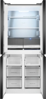 Холодильник Weissgauff WCD 450 BEG NoFrost Inverter 3-хкамерн. бежевый инвертер - купить недорого с доставкой в интернет-магазине